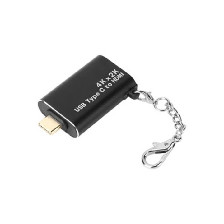 Адаптер USB 3.1 Type C към HDMI, 4K x 2K, алуминиев корпус