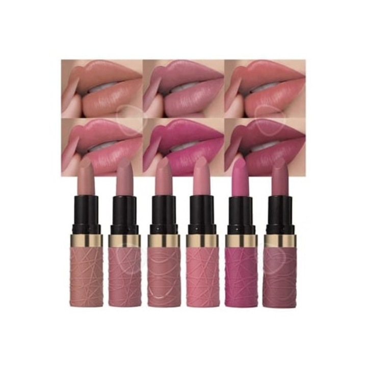 Ruj Confozen 3.5g, 6 nuante, aplicare uniforma, culoare de lunga durata