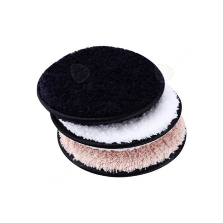 3 db-os újrafelhasználható pamut arctisztító törlőkendő szett, Confozen, minden bőrtípusra