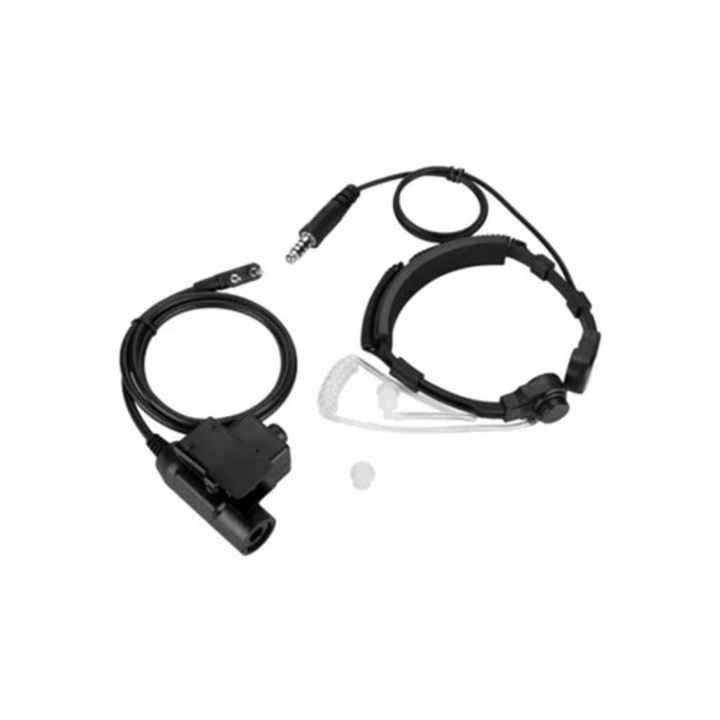 Casca protectia muncii PTT cu control pe gat si tub de aer