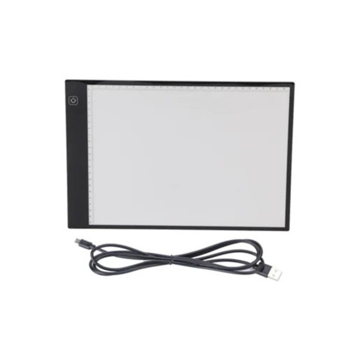 Tableta de scris LED A4 cu cablu USB de 1.5m pentru caligrafie, pictura si mestesuguri