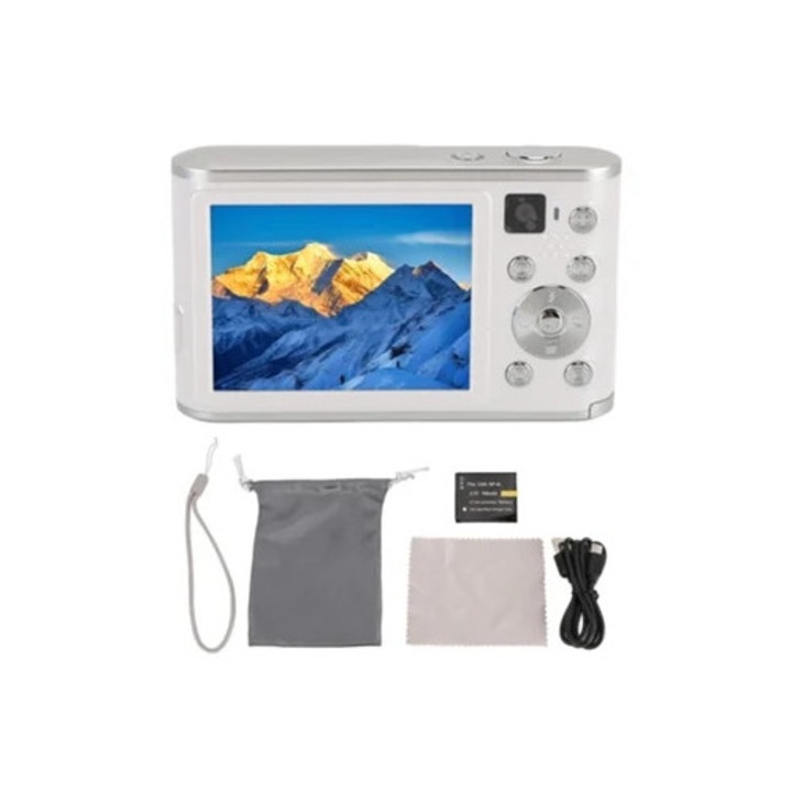 Camera foto digitala 4K 48MP, autofocus, compacta