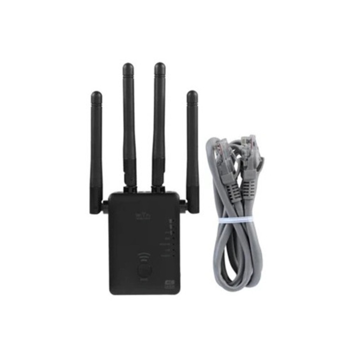 Vezeték nélküli router, széles hatótávolságú, kétsávos