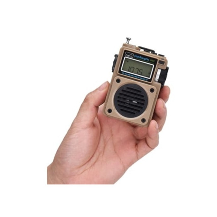 Radio portabil mini Hrd 701, maro, Hentenhome