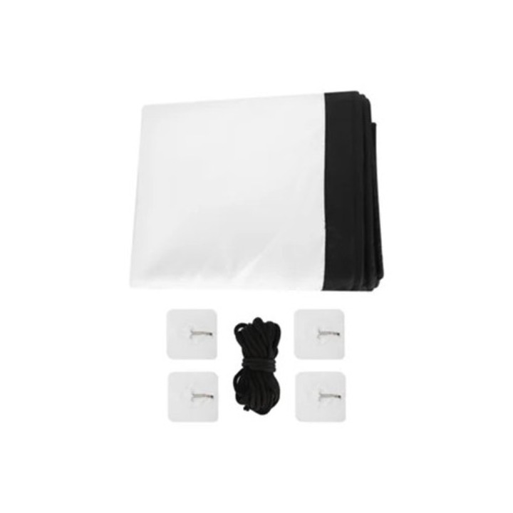 Ecran de proiectie portabil si pliabil