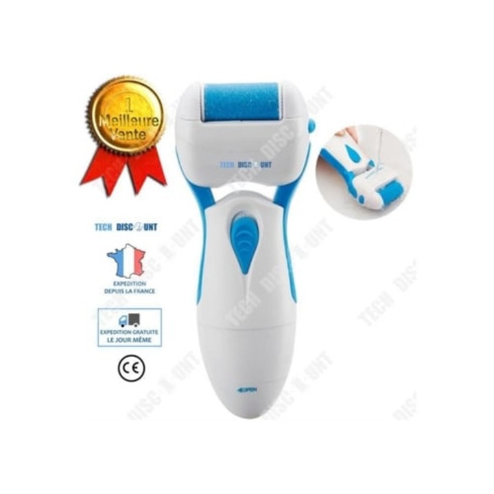 Pile cosmetice, electric, reincarcabil, set, pentru indepartarea pielii moarte