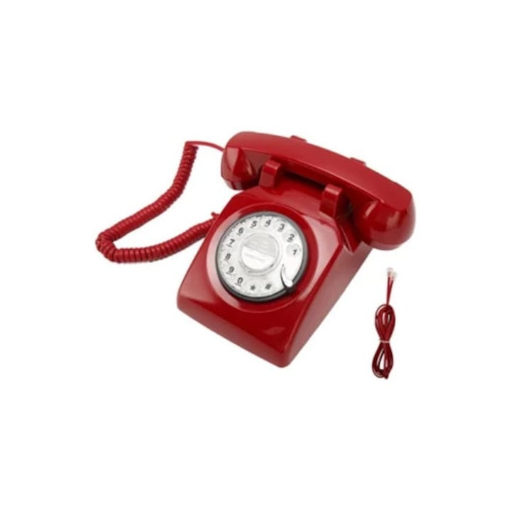 Telefon fix vechi, sonerie mecanica, difuzor