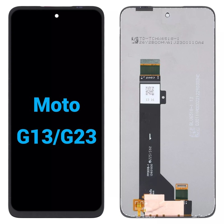 Display Ecran Lcd JHX, pentru Motorola G13 / G23 Negru, Fără Rama