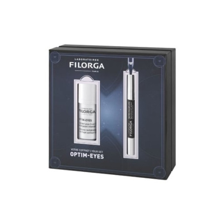 Комплект Optim Eyes 15ml, Балсам за устни Nutri Filler 4g, Filorga