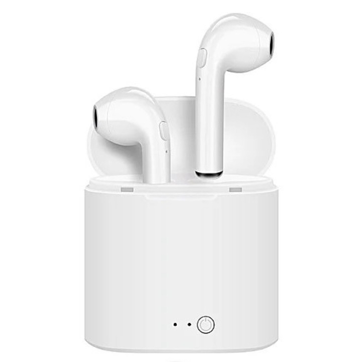 Casti Wireless GO-ROCK EP-17 True Wireless, In Ear, Microfon, Alb