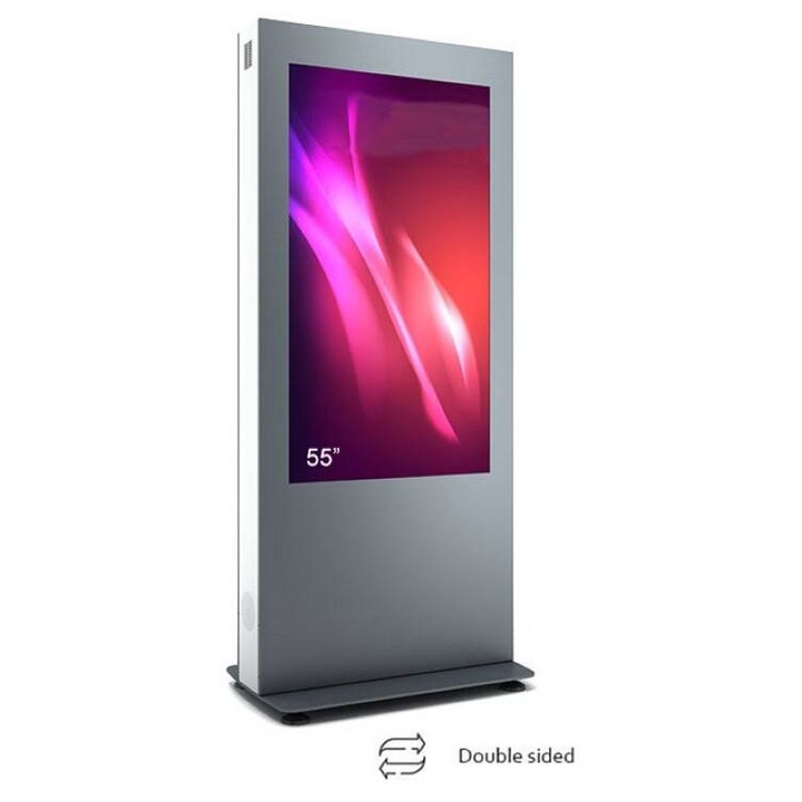 Totem de Interior Kiosk B04 pentru Display 55inch, Fix, 55kg, Fără Sticlă Frontală Securizată