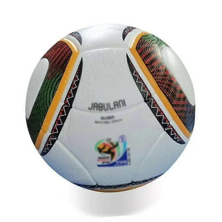 2010-es Dél-afrikai Világkupa futballlabda, PU, ihletett design, pumpatűvel ellátott készlet