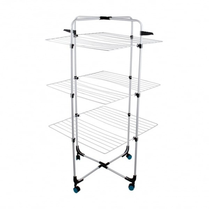 Uscator Vertical Mobil pentru Rufe - 30m Suprafata de Uscare, Suport Umerase, Design Compact