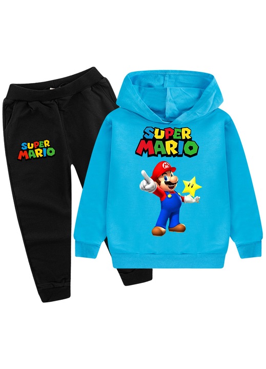 Super Mariofsaddd, Negru/Albastru deschis