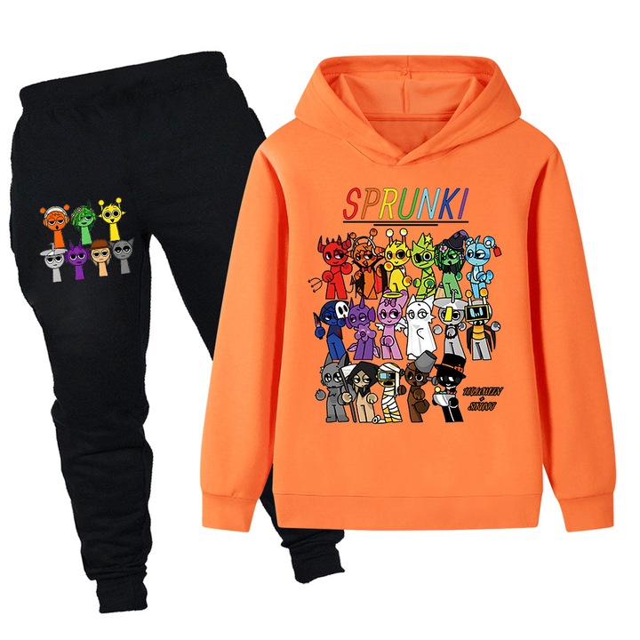 Set pentru copii Rhythm Box Sprunki Portocaliu - 120cmsdafwq