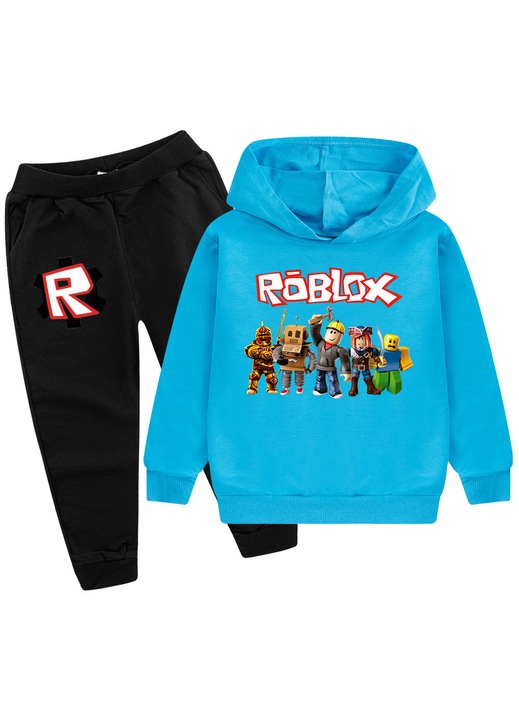 Детски комплект Robloxdwqfwqddd, Черен/Син