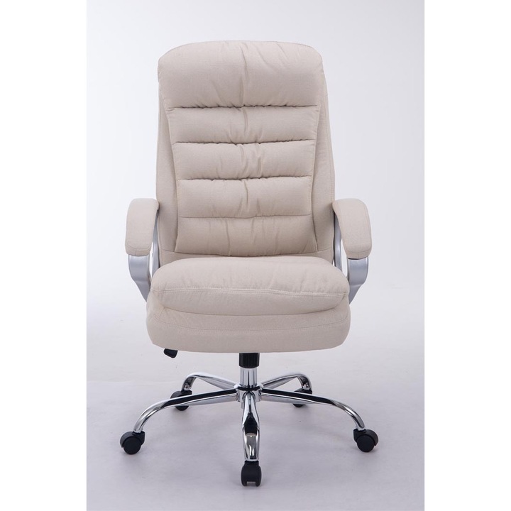 Scaun birou, BHM Germany, BIG Vancouver, textil crem, reglabil, capacitate 235 kg