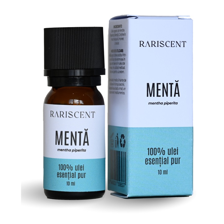 Ulei Esential de Menta (Mentha Piperita), 100% Pur, Natural si Nediluat - Aromaterapie pentru Revigorare, Claritate si Nas Infundat, 10 ml