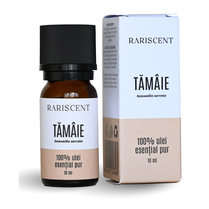 Ulei Esential de Tamaie (Frankincense – Boswellia serrata), 100% Pur, Natural si Nediluat – Aromaterapie pentru Meditatie, Claritate si Respiratie Profunda, 10 ml