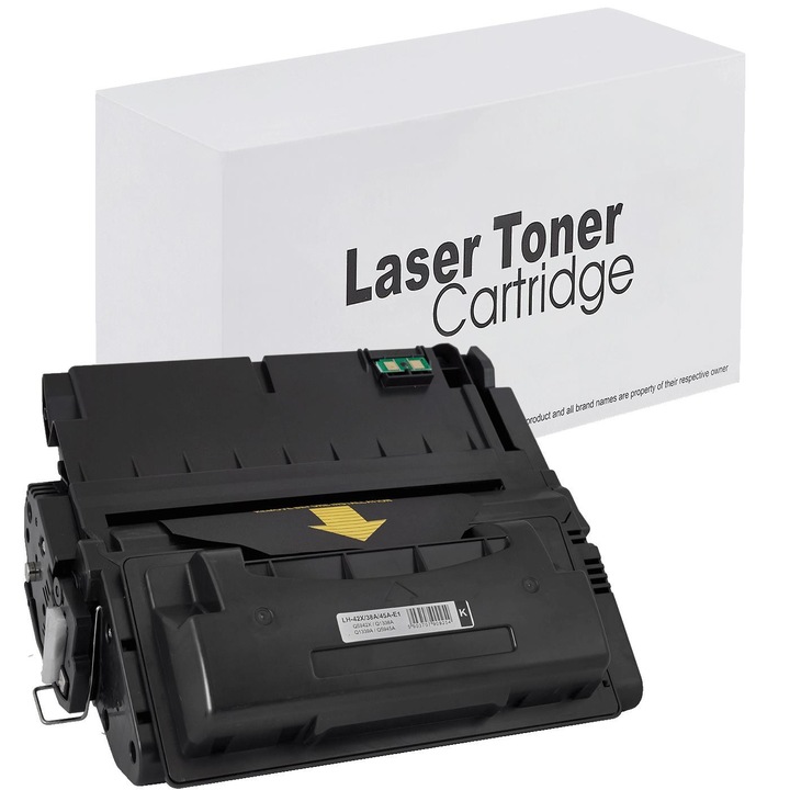 Toner pentru HP | Q5942X / Q1338A / Q1339A / Q5945A | negru | 20000 pag. | neutral boxHP-42X/38A/45A-E1