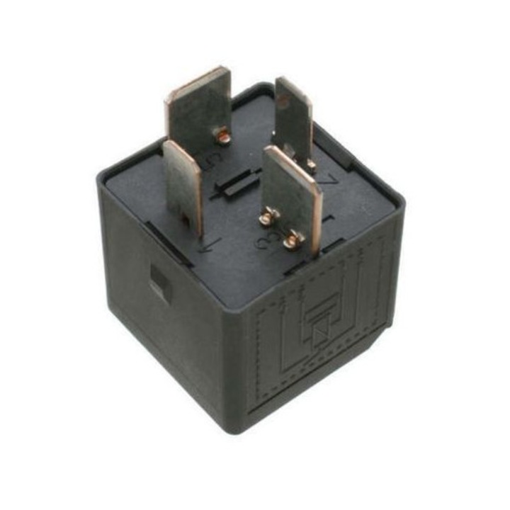 Többfunkciós relé MTR, 4 csatlakozás, fekete