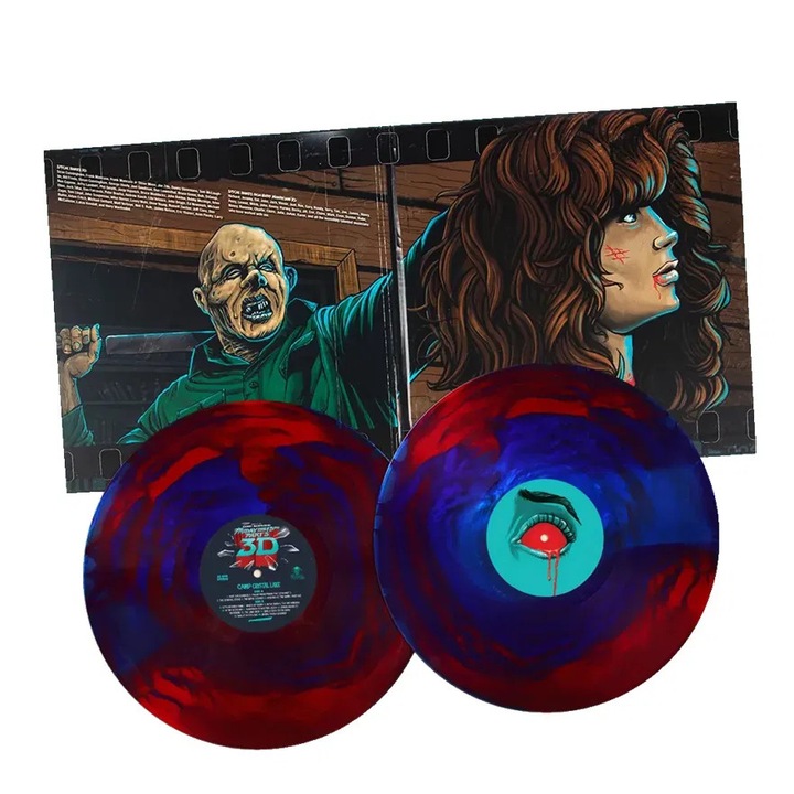 Vinyl-uri, Sony Music, Manfredini Harry: Friday the 13th Part III, set 2 bucati, marmorat albastru si rosu