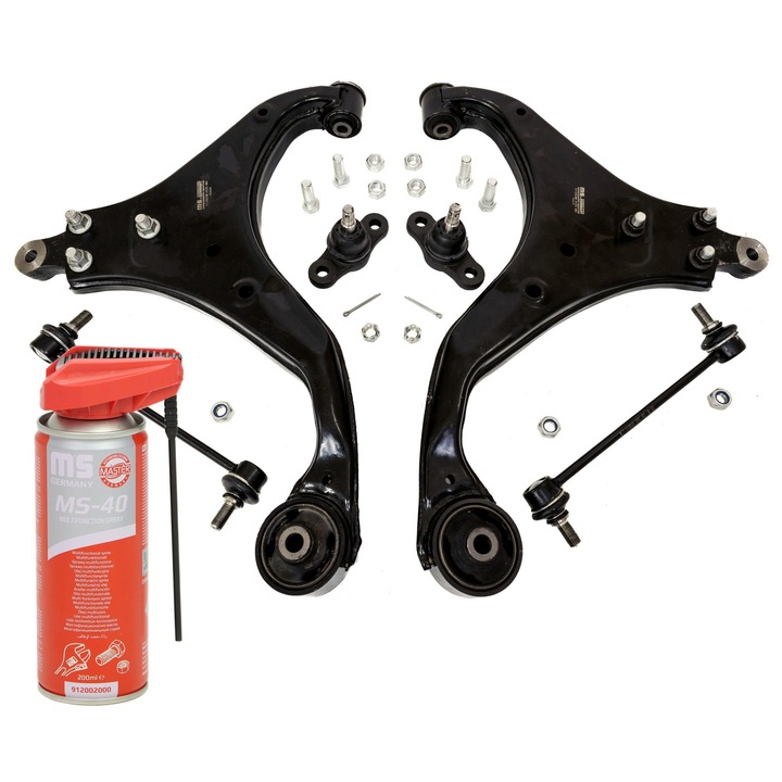 Wahaci Master-Sport készlet, 34481-PCS-MS, 2x lengőkar, 1x rúd, 1x gömbcsukló, 1x olaj, többszínű, 12,63kg