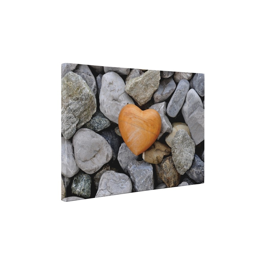 Piatra de inima - Tablou Canvas - 60x75 cm