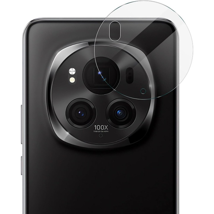 Set 2 Folii Protectie Camera pentru Honor Magic 6 Pro, Sticla Securizata, Transparenta, Anti-Scratch, 9H