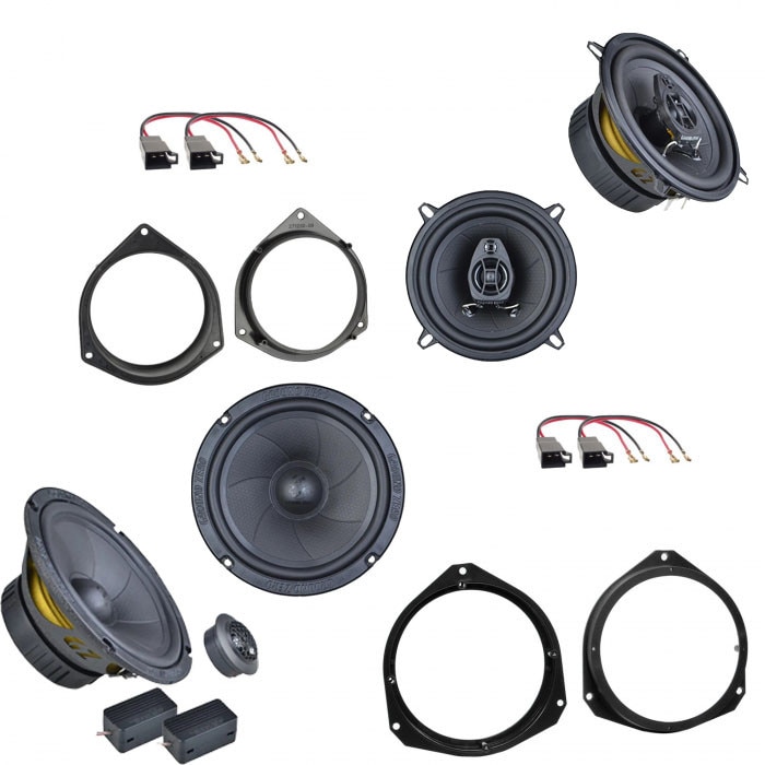 Pachet difuzoare auto Ground Zero Iridium Opel Astra H (2004
