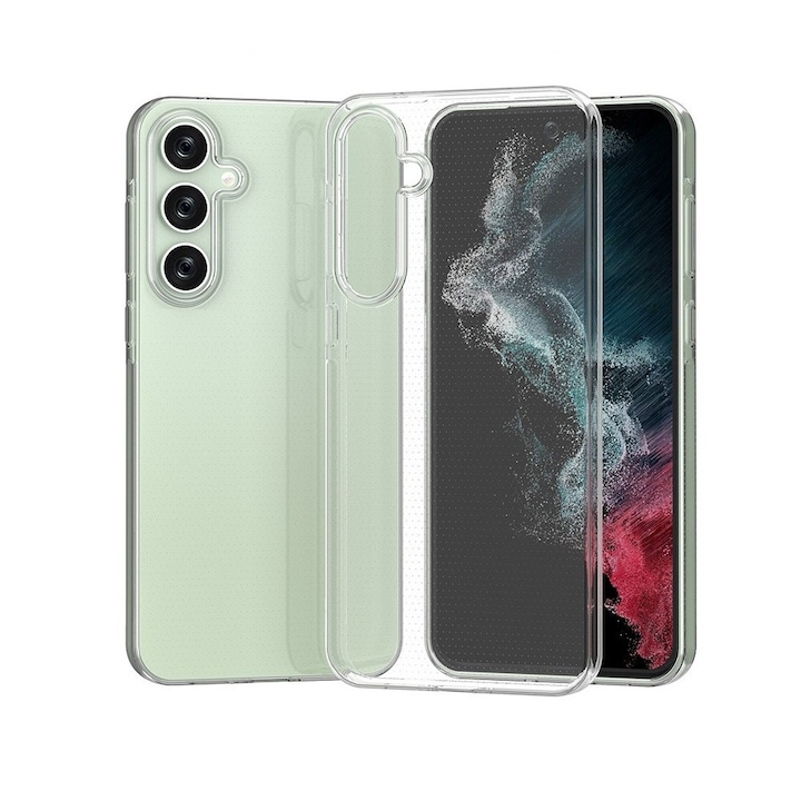 Калъф за телефон, Flippy, Съвместим със Samsung Galaxy A35 5G, Protect Plus TPU, 0.8-0.9 мм, Прозрачен