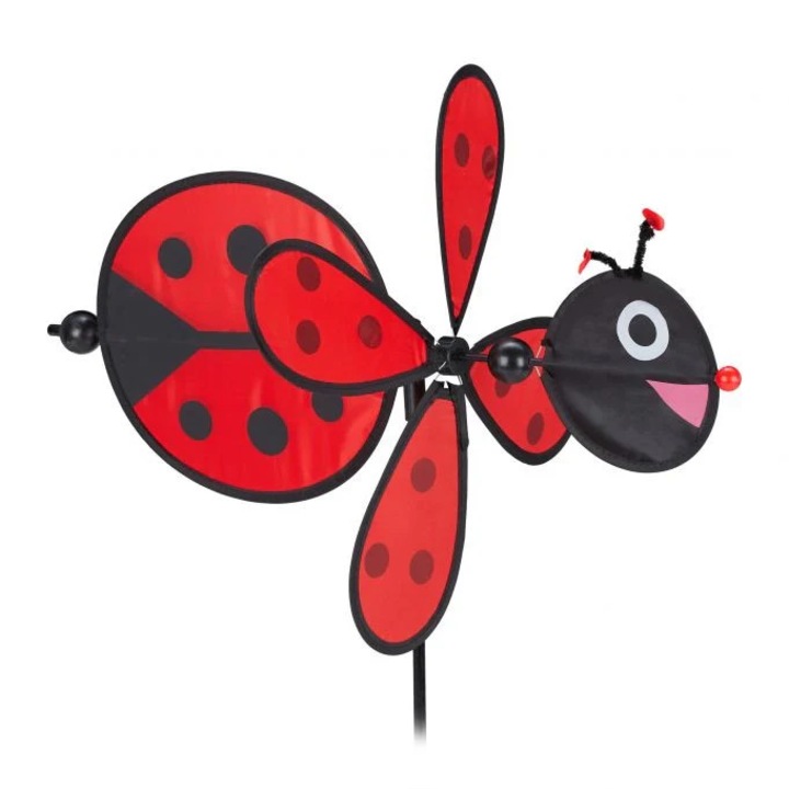 Kerti dekoratív kiegészítők, B2X, forgó szélbogár, színes, 29x28.5x2.5cm