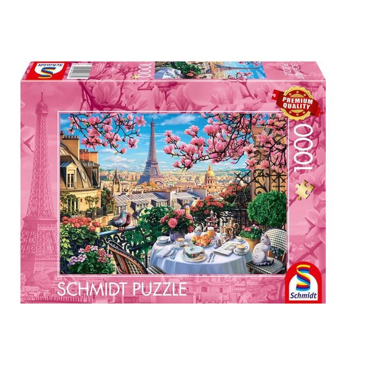 Puzzle 1000 piese - Micul dejun în Paris, Schmidt