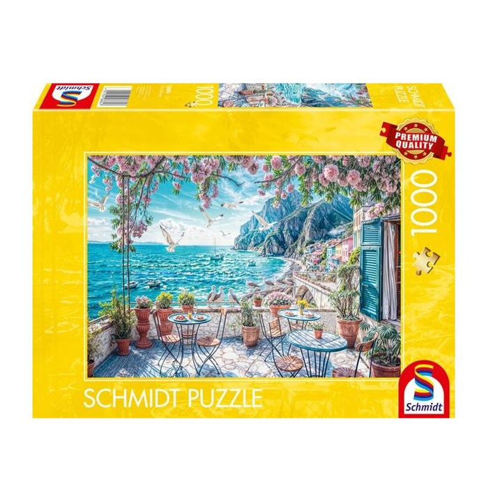 Puzzle Schmidt 1000 piese - Terasă la malul mării (58884)