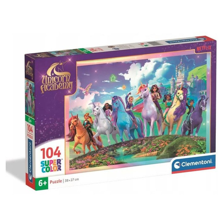 Пъзел Clementoni от 104 части - Unicorn Academy 1 (25091)