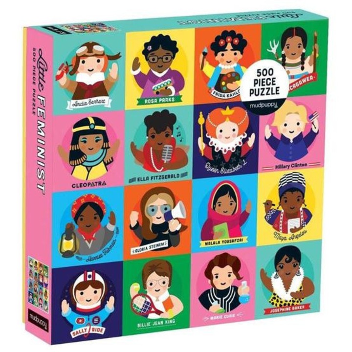 Galison 500 db-os puzzle - Mudpuppy - Little Feminist (53824)