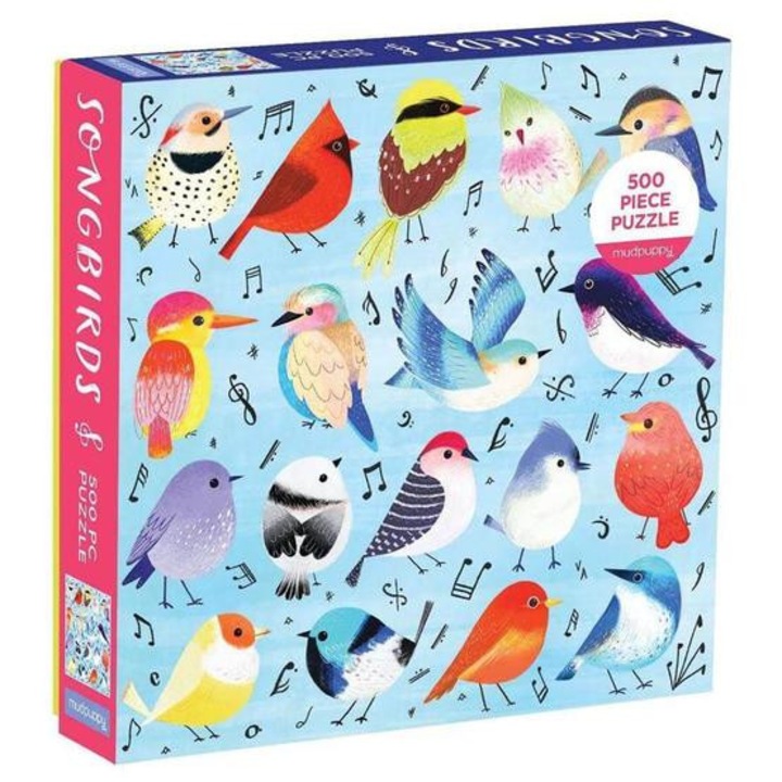 Galison 500 db-os puzzle - Mudpuppy - Songbirds (57655)