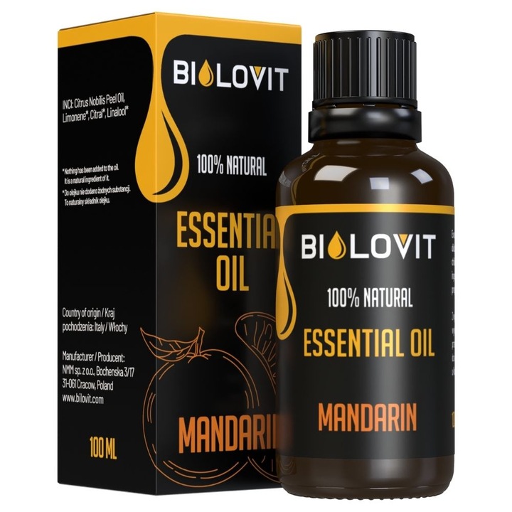 Bilovit ulei esential Mandarin - 100 ml