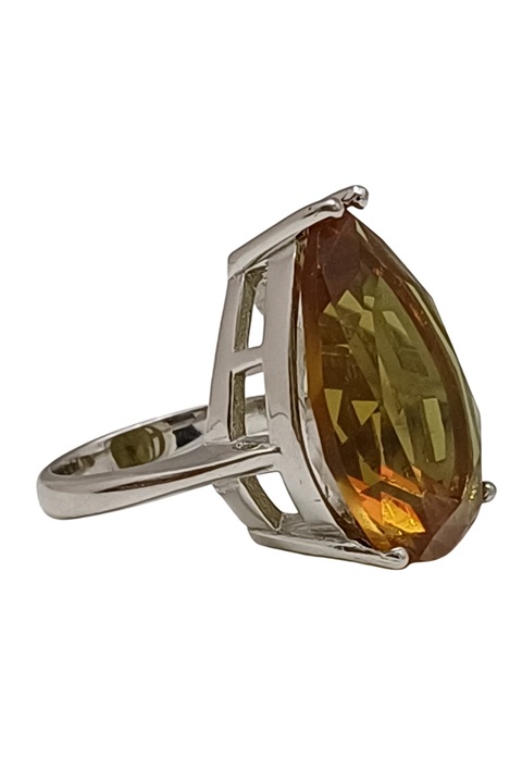 Inel din argint 925, TSR cu piatra zultanit marime 18 mm model 1TLYS1