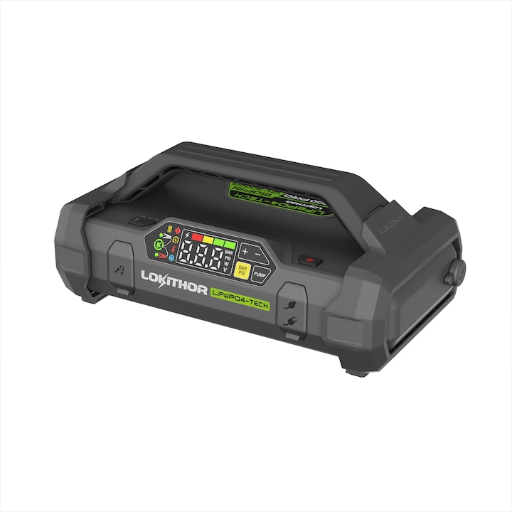 Jump Starter auto Lokithor JA3000 PRO, 3000A, compresor, powerbank, 12V, portabil