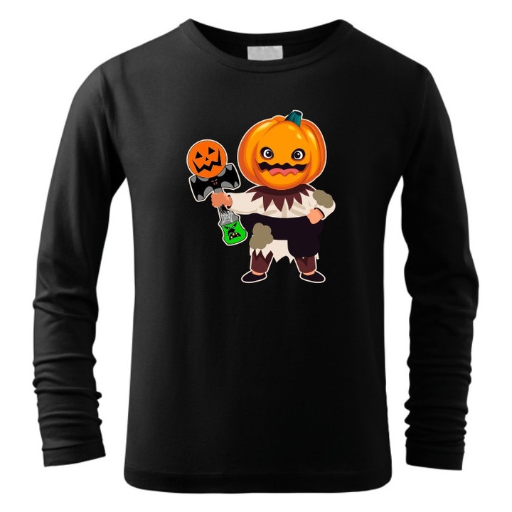 Bluza copii Halloween Kendama Hero, Negru