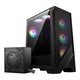 Настолен компютър Gamer AMD Ryzen 7 5700 до 4.6 Ghz, 32 GB DDR4, ултрабърз NVME SSD 2 TB, специализирана видеокарта Nvidia GeForce RTX 5060 8 GB GDDR7, RGB кутия tower, 650W