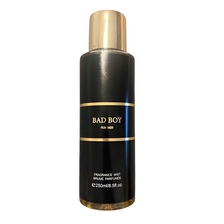 Spray de corp pentru barbati Lovely Bad Boy – aroma intensa si hidratare revigoranta, 250 ml