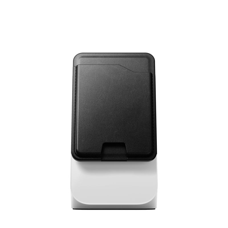 Portofel din piele Nomad Mag, Compatibil MagSafe, Negru