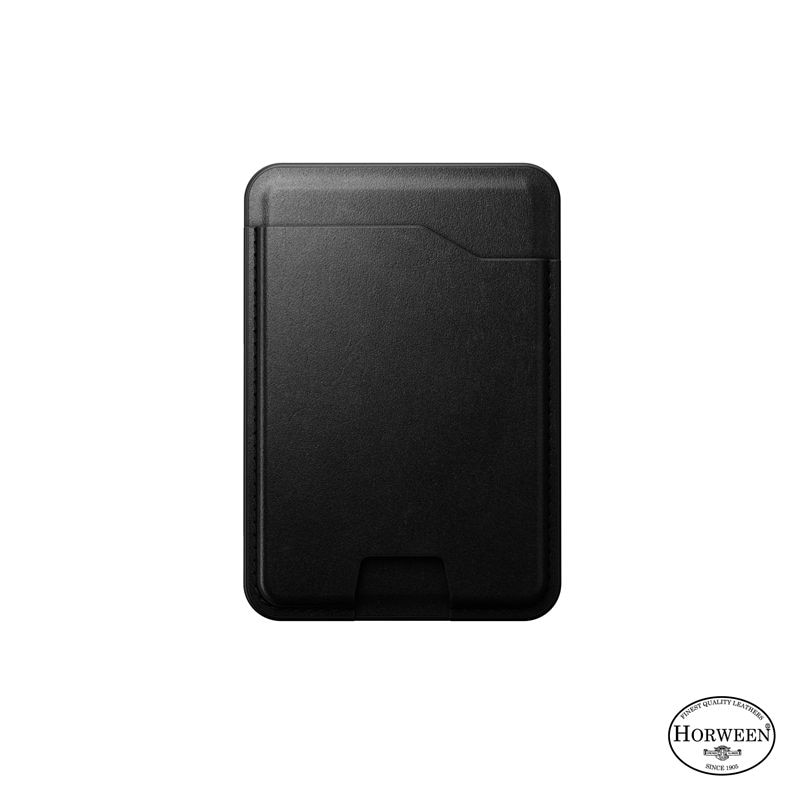 Portofel din piele Nomad Mag, Compatibil MagSafe, Negru