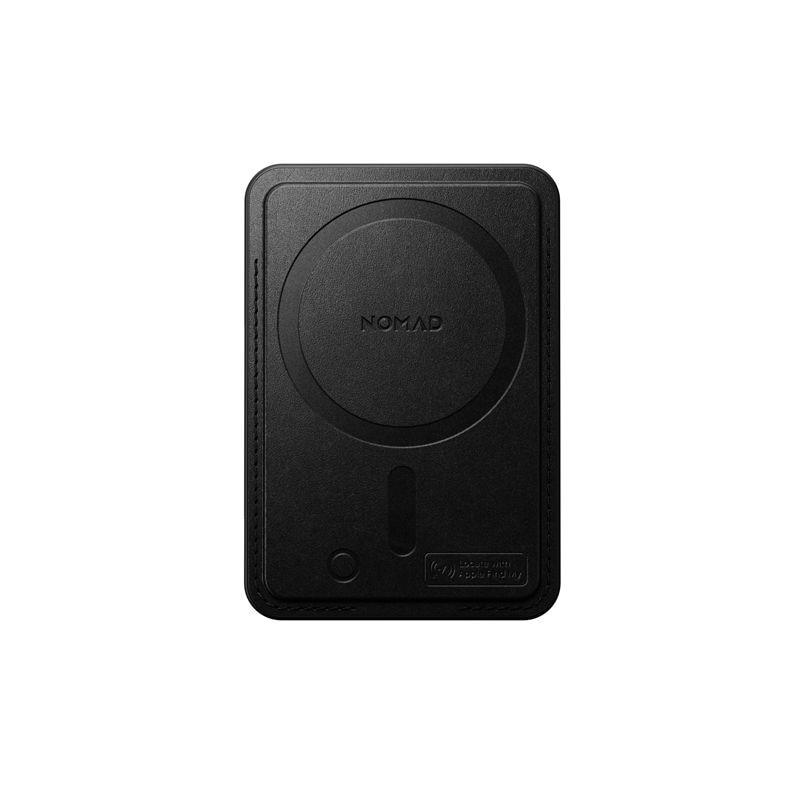 Portofel din piele Nomad Mag, Compatibil MagSafe, Negru