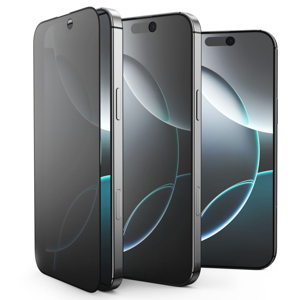 Set 2 folii sticla Tech-Protect Glass Spy Plus Privacy compatibila cu Samsung Galaxy S25 FE, Negru