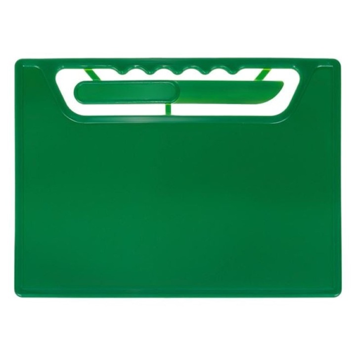 Planseta Verde din Plastic pentru Modelat Plastilina si Lut Modelator 24x30cm