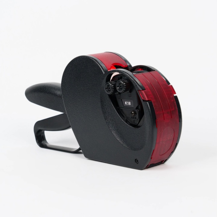 Marcator Klik 18 pentru data, pret sau cod, imprimare pe 2 randuri, eticheta 26x16, 18 caractere