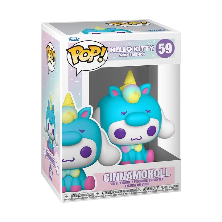 Figurina Funko POP! Cinnamoroll Unicorn seria Hello Kitty